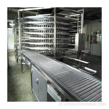 Spiral Freezer Belt untuk Industri Pengolahan Makanan